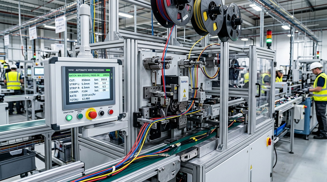Complete Guide to Automatic Wire Cutting, Stripping and Crimping Machines