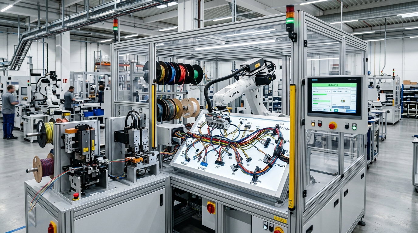 Automatic Wire Harness Assembly Machine for Faster Production