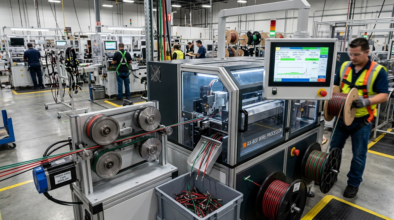 Benefits of Servo Wire Processing Machines in Wire Harness Manufacturing