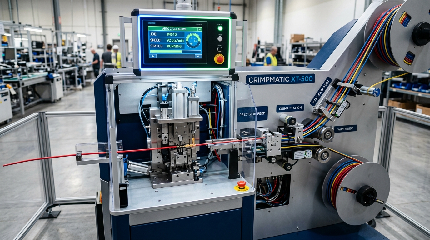 Benefits of Using a High Speed Wire Cutting and Crimping Machine in Manufacturing